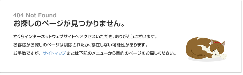 お探しのページが見つかりません