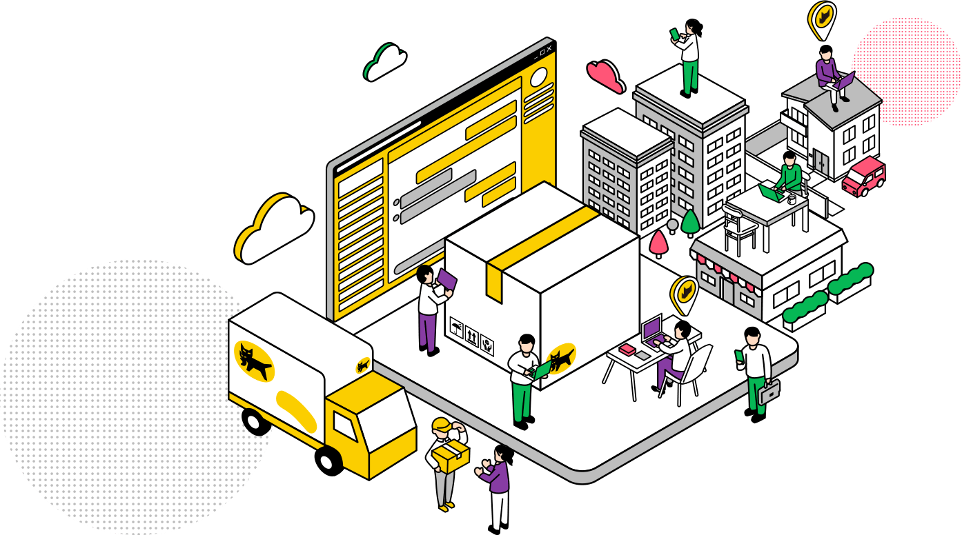 宅配便取次アプリ Slackで荷物発送が簡単に!